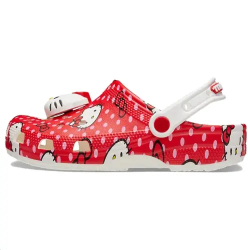 Crocs Classic Clog Hello Kitty Red Polka Dots Women's