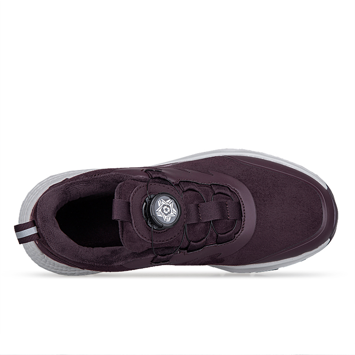 RONGSHI Winter Middle Aged Fleece Lined Outdoor Comfortable Soft Sole Walking Insulated Shoes Thermal