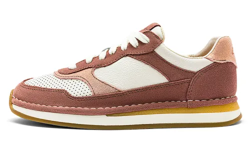 Clarks Art Motion Collection Leather Low top Casual Shoes Women's Light Purple