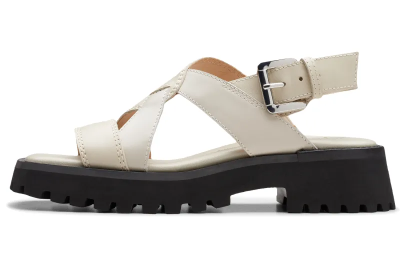 Clarks Beach Sandals Women's White