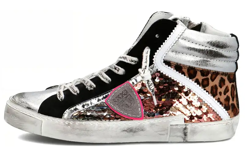 PHILIPPE MODEL Paris PRSC Sequin Sneakers
