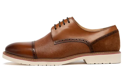 Anthony Miles Dress Shoes Men's Low Top Brown