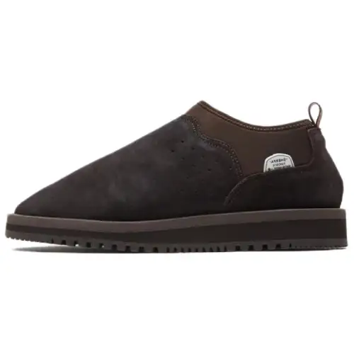 Suicoke Comfortable Cushioning Slip Resistant Low top Casual Shoes Men's Dark Brown