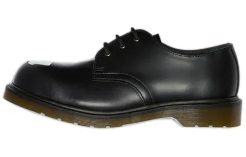 Dr.Martens Casual Leather Shoes Men's Low-top Carbon Black