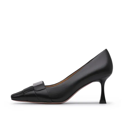 Chrisdien Deny Sheepskin Slim Heel High Heels 7cm Women's