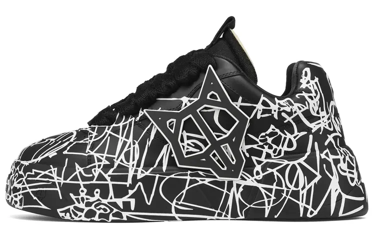 Naked Wolfe Kosa Stylish Skateboarding Shoes Men's Black