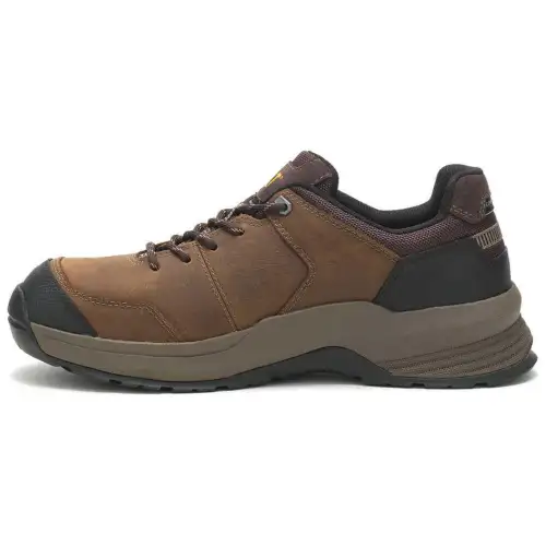 CAT Leather Low top Casual Shoes Men's Brown