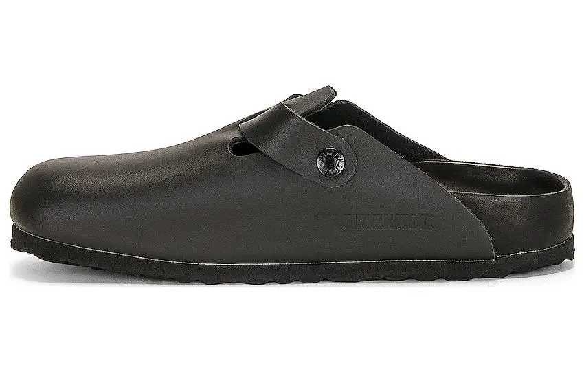 Birkenstock Slip Resistant Closed Toe Slippers Unisex Black
