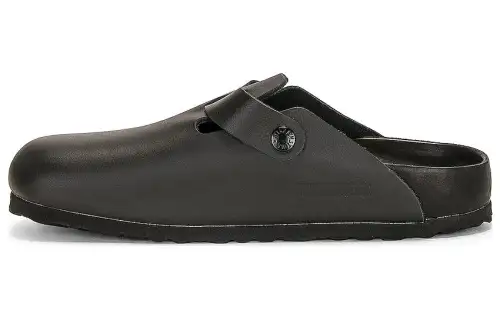 Birkenstock Slip Resistant Closed Toe Slippers Unisex Black
