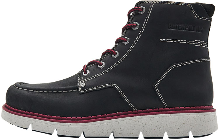 Ботинки CAT Covert Leather (черные)
