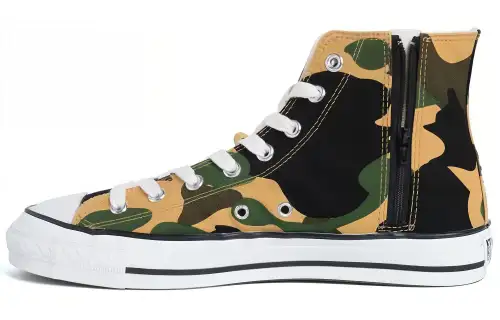 A BATHING APE Bape APE STA HI Stylish Skateboarding Shoes Men's Green
