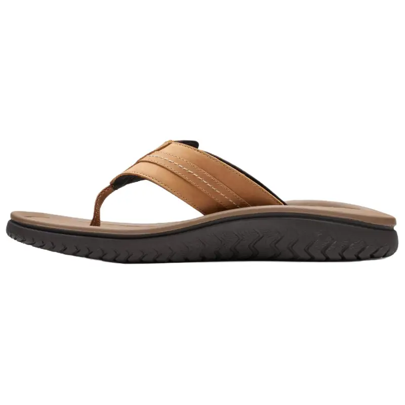 Clarks EVA Flip Flops Men's Brown