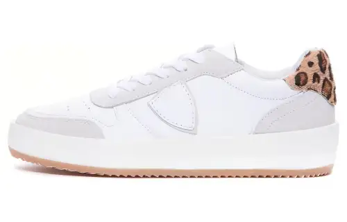 PHILIPPE MODEL Paris Temple Leather Sneakers