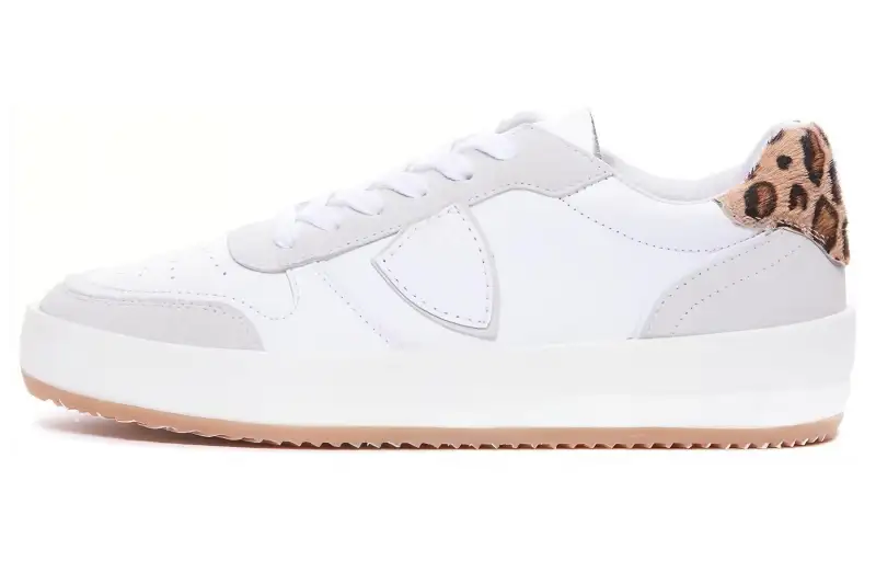 PHILIPPE MODEL Paris Temple Leather Sneakers