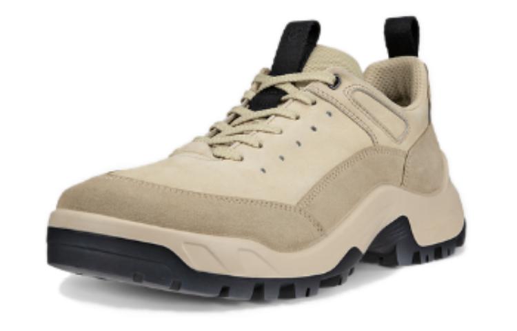 Ecco Off road Series Slip Resistant And Breathable Low top Hiking Shoes Men’s Sand