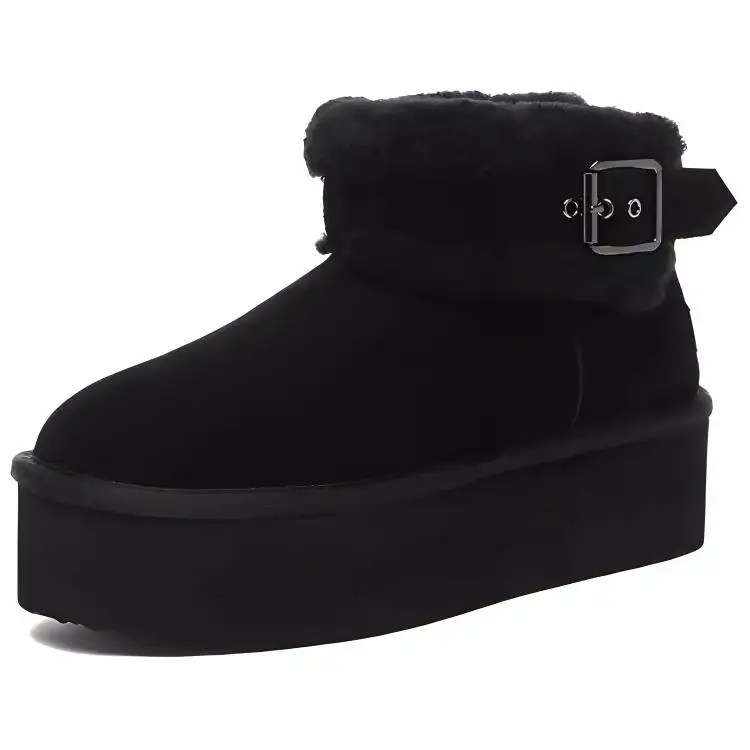 EVERAU Short Snow Boots Women's Black