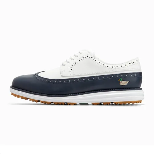 COLE HAAN Oxford Casual Leather Shoes Waterproof Low top Golf Shoes Men's White