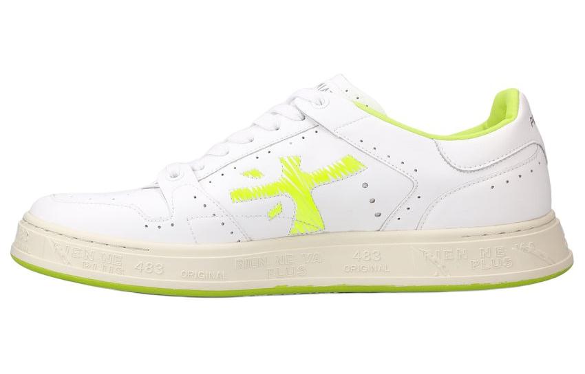 PREMIATA Leather Low top Skateboard Shoes Men's White