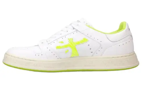 PREMIATA Leather Low top Skateboard Shoes Men's White