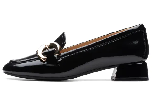 Clarks Daisy Collection Cow Leather Casual Shoes Women's Black