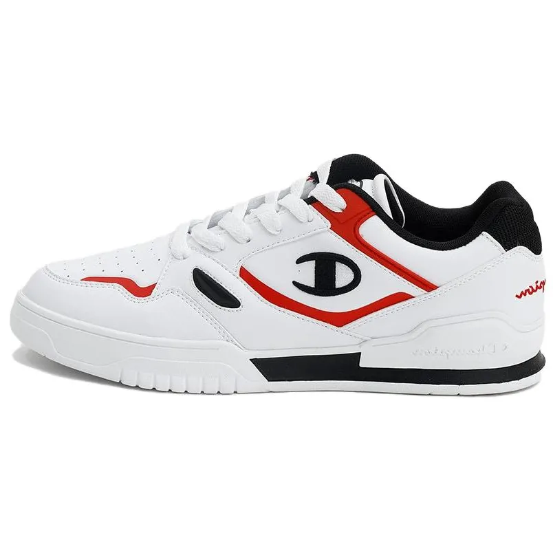 Champion Low top Casual Shoes Unisex White/Red