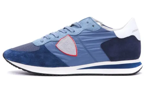 PHILIPPE MODEL Paris Panelled Crest-motif Sneakers