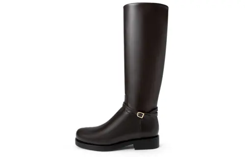 CHARLES&KEITH Pu Knight Boots Women's Black