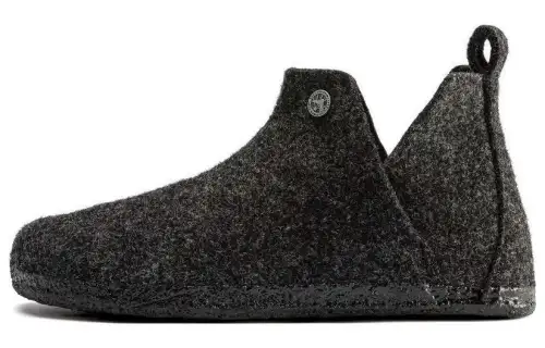 Birkenstock Low top Casual Shoes Unisex Coal Gray Narrow