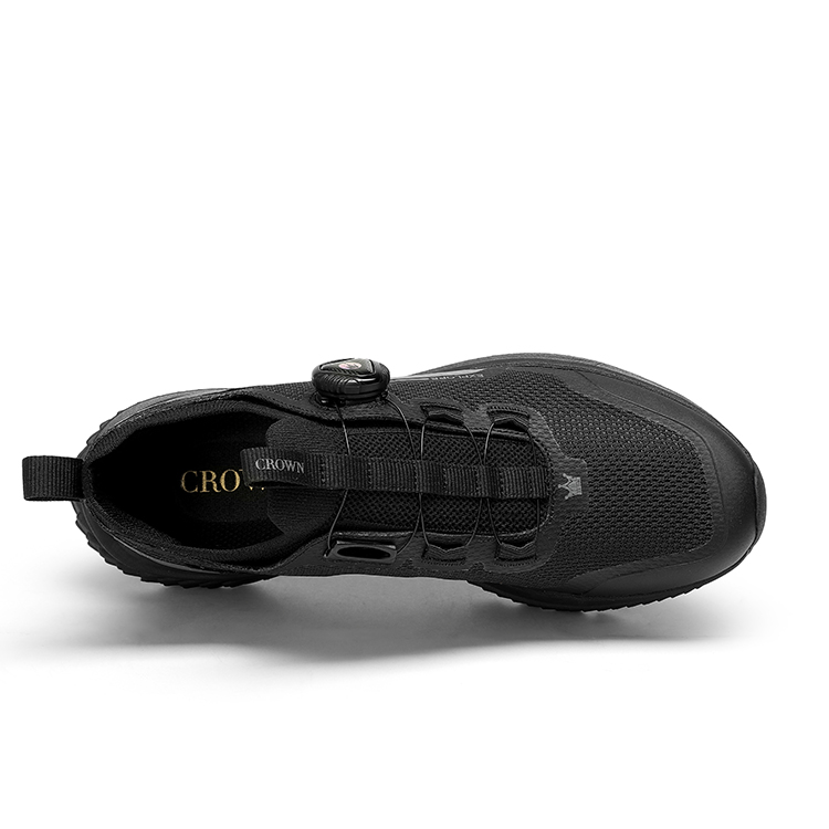 CROWN Textile, Synthetic Leather Slip Resistant, Abrasion Resistant, Lightweight, Height Increasing Low top