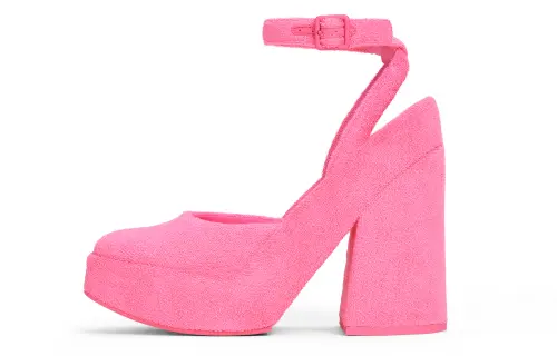 CHARLES&KEITH Small Ck Fabric Women's Casual Shoes 12.3cm Women's