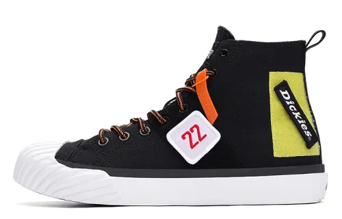 Dickies Canvas Shoes Unisex High Top Black