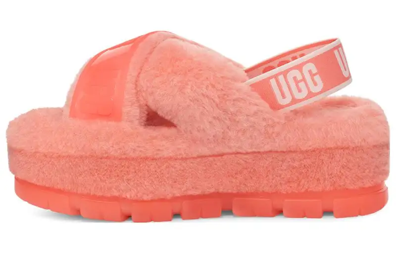 UGG Fuzta Leather Stylish Sandal Women's Starfish Pink