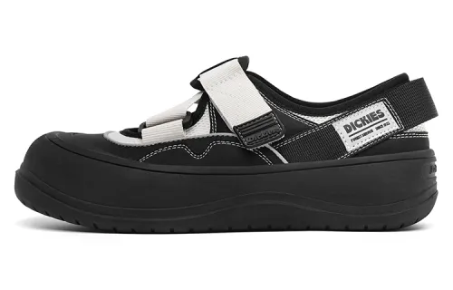 Dickies Minimalist Style Platform Hook and Loop Casual Shoes Women's Beige Black