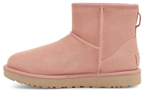 UGG Classic Mini UGG Rubber Logo 'Pink' Women's