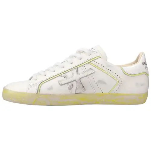PREMIATA Fashion Trend Skateboard Shoes Women's White Yellow