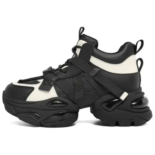 BELLE Comfortable, Versatile, Trendy, Classic, Fleece Lined Thermal Mid top Chunky Sneakers Women's