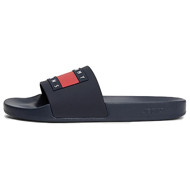 Tommy Hilfiger EVA Abrasion Resistant Abrasion Resistant Slide Slippers Men's Blue