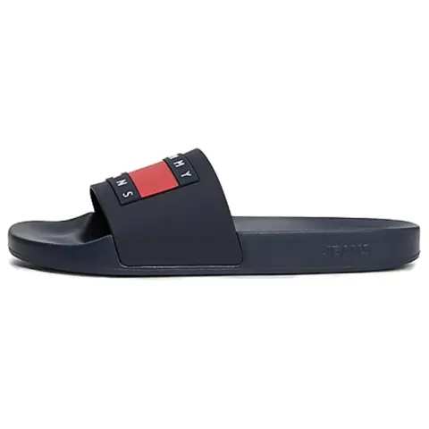 Tommy Hilfiger EVA Abrasion Resistant Abrasion Resistant Slide Slippers Men's Blue