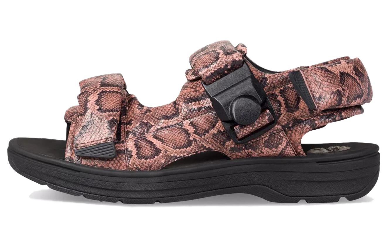 Martine Rose x Clarks Originals Coming Up Roses Comfortable Round Toe Beach Sandals Men's Umber Red