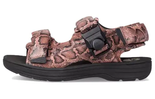 Martine Rose x Clarks Originals Coming Up Roses Comfortable Round Toe Beach Sandals Men's Umber Red
