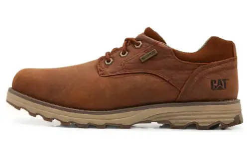 CAT Prez WP Cushioning Slip Resistant Abrasion Resistant Low top Outdoor Shoes Brown