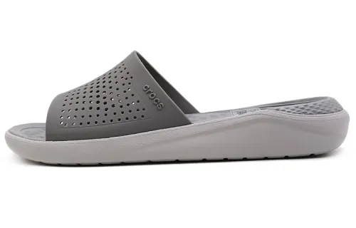 Crocs LiteRide Slides 'Grey'