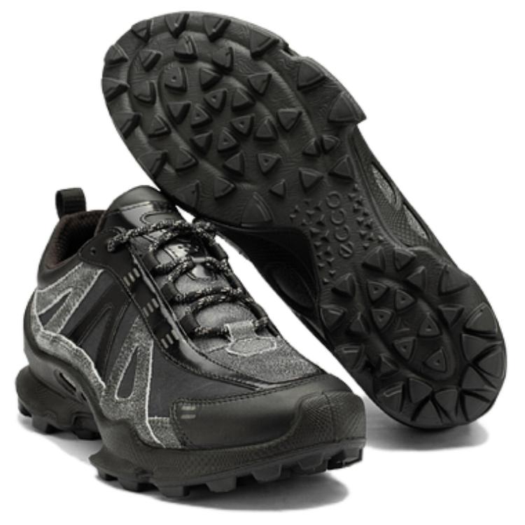 Natacha x Ecco Biom C Trail Cushioning, Wear Resistant Low top Hiking Shoes Men’s Black Gray