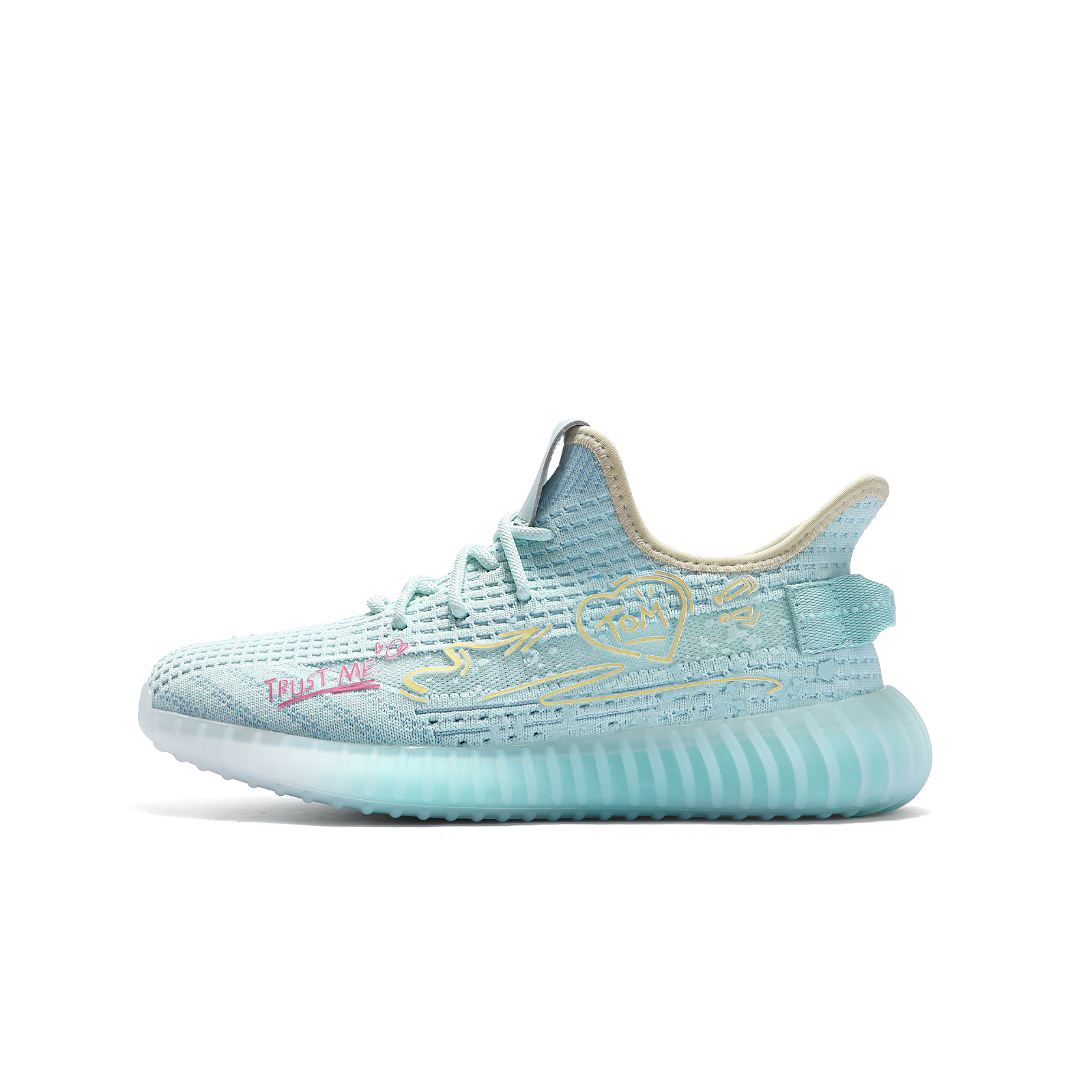 TALKING TOM Low Top Casual Shoes Unisex Light Blue