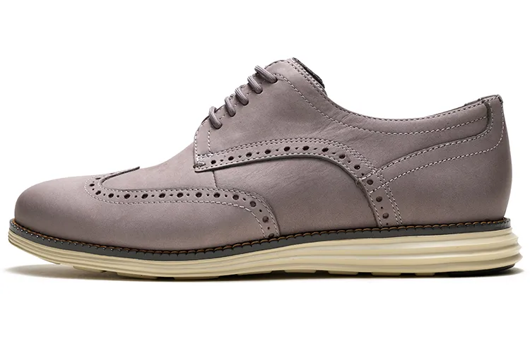 COLE HAAN Top Grain Cow Leather Casual Leather Shoes Men's Purple