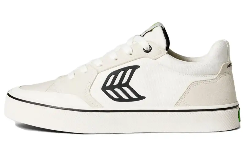 CARIUMA Vallely Pro Suede Low top Skateboard Shoes Unisex Gray White