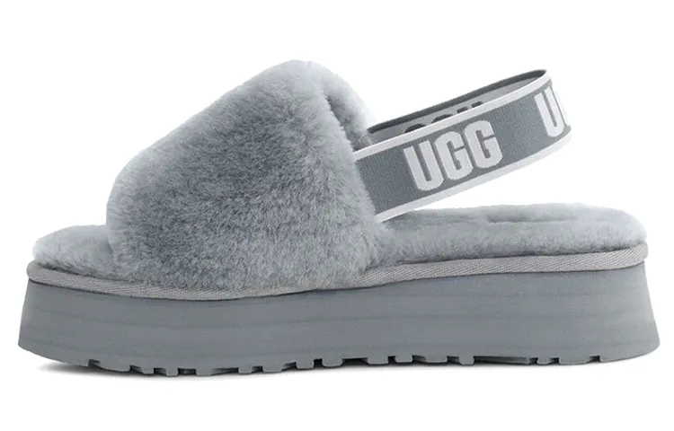 UGG Disco Slide Stylish Sandal Women's Gray Mist