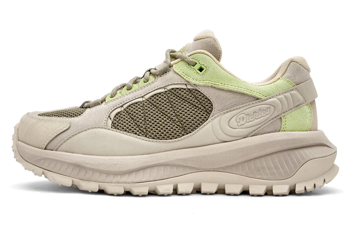 Dickies Synthetic Leather Low top Casual Shoes Men's Light Green Beige