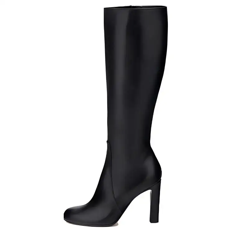 AGL Knee high Boots 10cm Women's Black