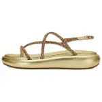 ASH VERA Collection Sheepskin One Strap Roman Sandals Women's